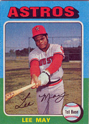 1975 Topps Baseball Cards      025      Lee May